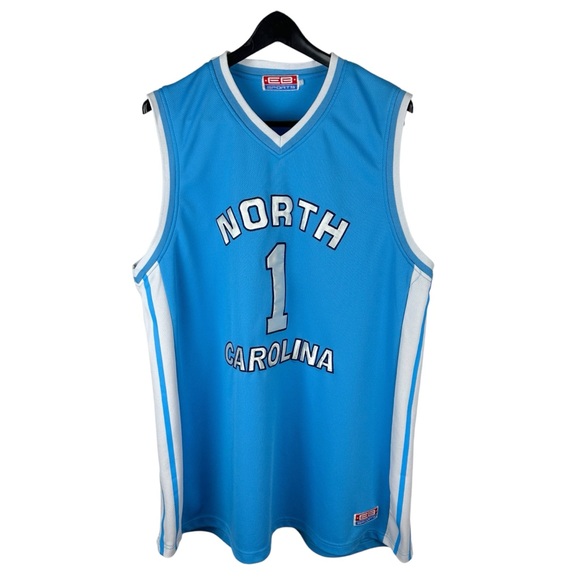 Vintage EB Sports North Carolina NCAA Basketball Jersey Size 2XL